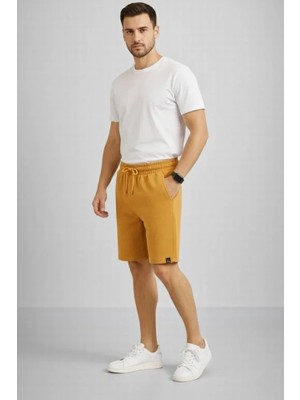 Çamaşır Kenti Erkek Otoban Dokuma Şort Beli Lastikli Bağcıklı, Cepli, Rahat Kesim Günlük Yazlık Şort
