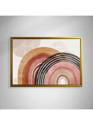 Ahsenico Aura – Renklerin Uyum Dansı-Çerçeveli Kanvas Tablo