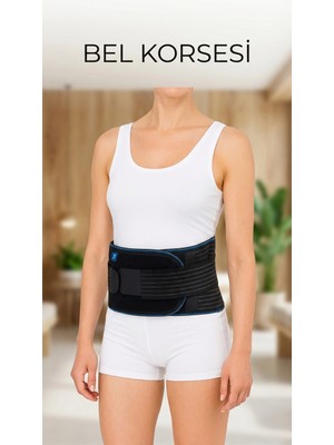 İsmiyle Al Nefes Alabilir Ayarlanabilir Ortopedik Bel Destekli Çalışma Korsesi
