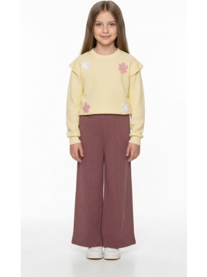 Stilera Kız Çocuk Meyve Figürlü 2'li Alt Üst Takım 5-8 Yaş