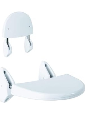 MarkEntegra Duvara Monte Beyaz Küvet Oturağı, Dekoratif Tasarım