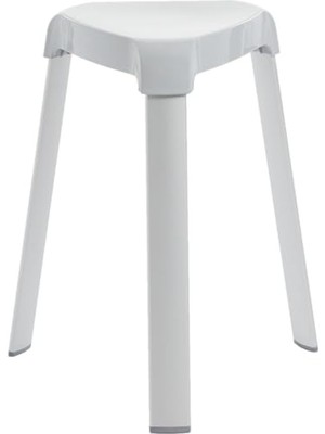 MarkEntegra Şık ve Kullanışlı Banyo Taburesi - Gri Renk