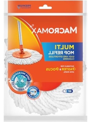 MarkEntegra Yedek Mop Başlığı - Otomatik Temizlik Setleri Ile Uyumlu