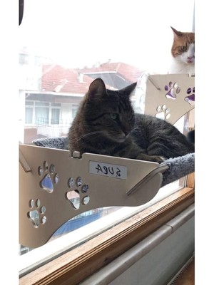 MarkEntegra Vantuzlu Cama Asılan Kedi Yatağı