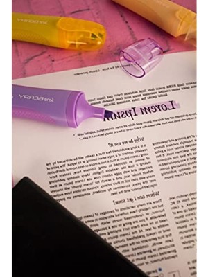 MarkEntegra Pastel Turuncu Fosforlu Kalem, Yumuşak Uç