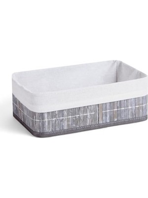 MarkEntegra Çok Amaçlı Bambu Detaylı Saklama Kutusu - 25X15X8 cm