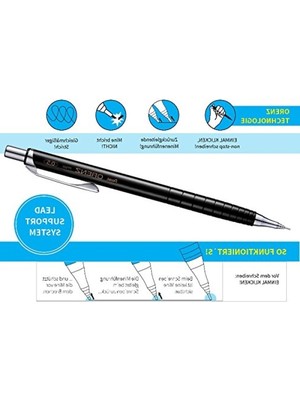 MarkEntegra Mekanik Kurşun Kalem (0.7mm, Açık Mavi)