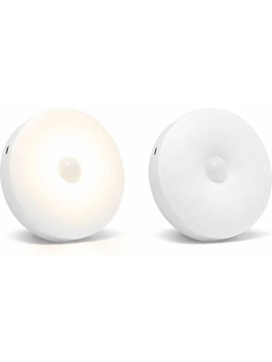 MarkEntegra 2'li Set Sensörlü LED Kabin Işığı - Gece Lambası, Harekete Duyarlı