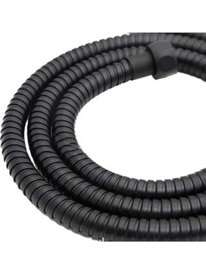 MarkEntegra Esnek Siyah Banyo Duş Hortumu, 150 cm