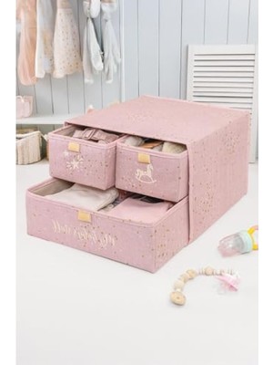 MarkEntegra 3 Bölmeli Katlanabilir Bebek Çekmecesi