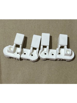 Banaks Duşakabin 1 Sabit 2 Kayar Beyaz Teker Vidasız