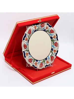 CERAMOTİF 26 cm Samur Kaligrafi Tabağı - KC408