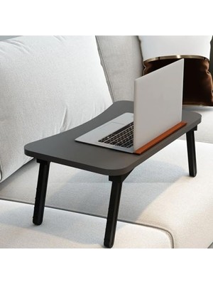 MarkEntegra Katlanabilir Laptop Sehpası - Antrasit Gri