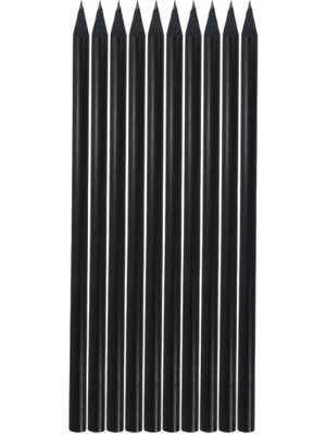 MarkEntegra Klasik Siyah Yuvarlak Kurşun Kalem Seti - 10 Adet