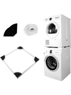 MarkEntegra Çamaşır Makinesi ve Kurutma Makinesi Istifleme Kiti, Ayarlanabilir