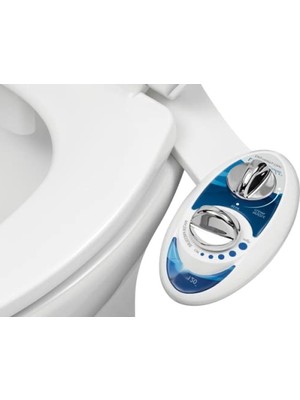 MarkEntegra Kendini Temizleyen Mekanik Tuvalet Bidesi - Mavi/beyaz