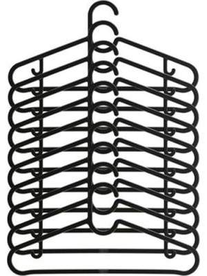 MarkEntegra 10'lu Plastik Elbise, Gömlek ve Tişört Askısı Seti