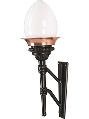 MarkEntegra Sarı/siyah Elektrostatik Toz Boyalı Dış Mekan Aydınlatma, E27