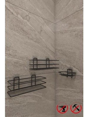 MarkEntegra Yapışkanlı Paslanmaz Kancalı Düzenleyici Set, 2 Adet