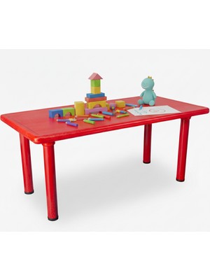 Exectus Metal Ayaklı Geniş Çocuk Aktivite Masası 126 cm Anaokulu Kreş Tipi