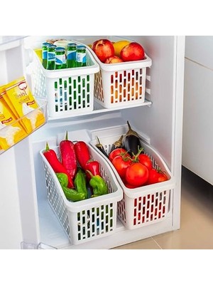 MarkEntegra Jumbo 4'lü Çok Amaçlı Plastik Saklama Kutusu