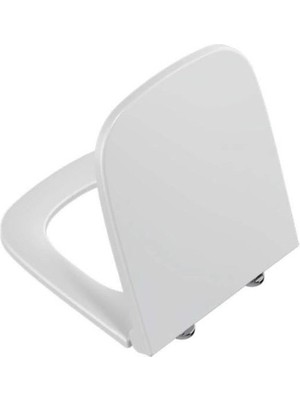 MarkEntegra Yavaş Kapanır Metal Menteşeli Beyaz Klozet Kapağı