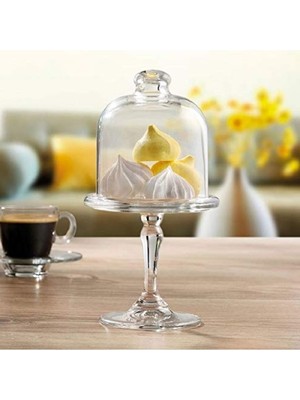 MarkEntegra Ayaklı Kapaklı Servis Tabağı - Modern Tasarım