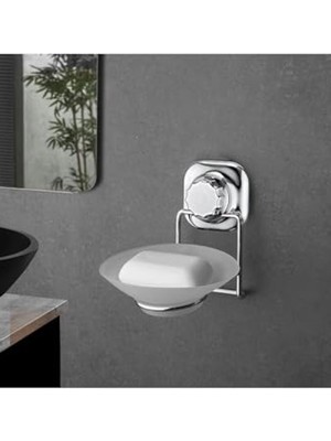 MarkEntegra Vakumlu Krom Katı Sabunluk Düzenleyici