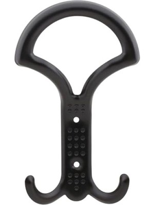 MarkEntegra 5 Adet Siyah Metal Duvar Montajı Portmanto Vestiyer Askısı