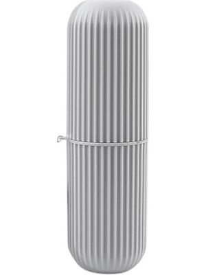 MarkEntegra Kompakt Taşınabilir Diş Fırçası Kutusu, Bej