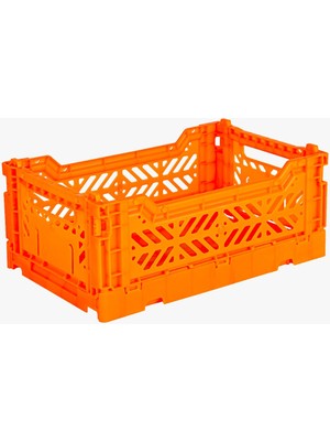 Katlanabilir Neon Turuncu Mini Kasa, Şık ve Pratik Güvenlik Çözümü