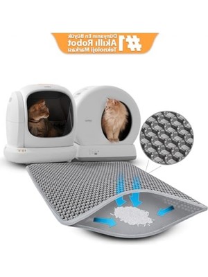 MarkEntegra Çift Katmanlı Kedi Kumu Paspası (54*45 Cm)