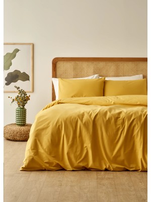 Bella Maison %100 Pamuk Tamara Tek Kişilik Nevresim Takımı Hardal (160X220 Cm)