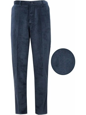 bilqasmi Erkek Klasik Kesim Kadife Pantolon Düz Paça Kışlık