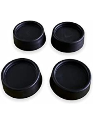 MarkEntegra Çamaşır Makinesi Titreşim Önleyici Kaydırmaz Ayak Seti - 4 Adet (Siyah)