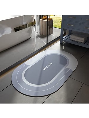 MarkEntegra Hızlı Kuruyan Kaymaz Banyo Paspası - 43X69 cm