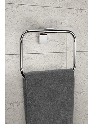 MarkEntegra Paslanmaz Krom Kare Havlu Askısı