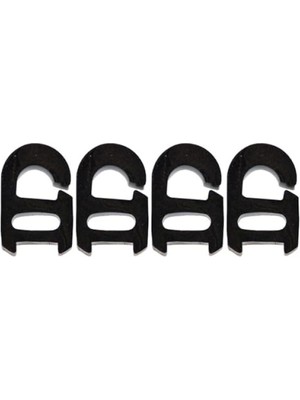 MarkEntegra Uyumlu Set Üstü Ocak Izgara Silikon Tampon Lastik Seti (4 Adet)