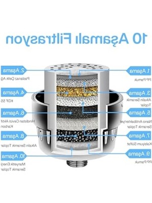 MarkEntegra Duş Filtresi - Klor ve Ağır Metal Arıtma