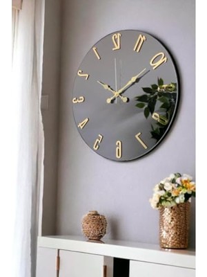 MarkEntegra 41 cm Gerçek Ayna Görünümlü Pleksi Rakam Duvar Saati