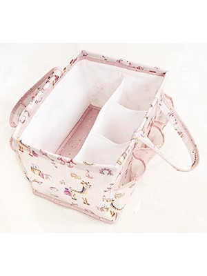 MarkEntegra Pembe Renk Başucu Düzenleyici Bakım Çantası, Organizer