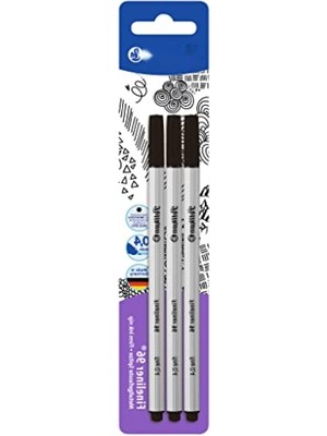 MarkEntegra 3 Adet Siyah Fineliner Kalem Seti