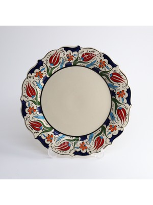 CERAMOTİF 26 cm Samur Kaligrafi Tabağı - KC408
