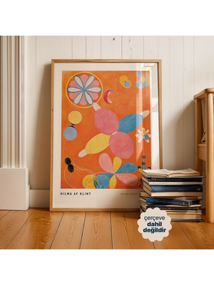 Persona Istanbul Hilma Af Klint "no. 4, Youth" - Öncü Soyut Sanat Posteri (Çerçevesiz)