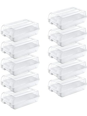 MarkEntegra 10'lu Set Kadın Beyaz Ayakkabı Kutusu