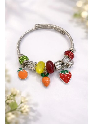 Nati Co Genç Stil Renkli Charm Bileklik | Trend Kadın Takı