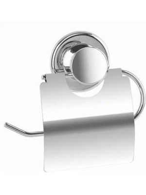 MarkEntegra Kapaklı Tuvalet Kağıtlığı, Kendinden Yapışkanlı Krom