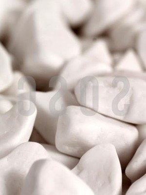 MarkEntegra Dolomit Taşı Bahçe Süsleri - Beyaz Çakıl Taşı, 1-2 Cm, 3 kg