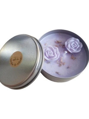 MarkEntegra Lavanta Kokulu Soya Mum - El Yapımı - 30 Saat Yanma Süresi