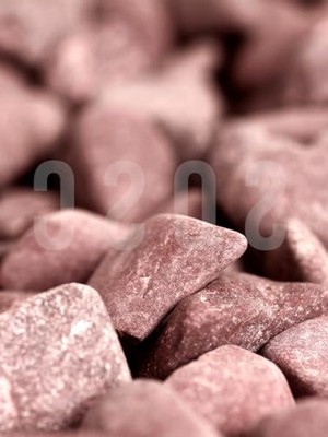 MarkEntegra Bordo Renkli Doğal Dolomit Çakıl Taşı (2-3 Cm)